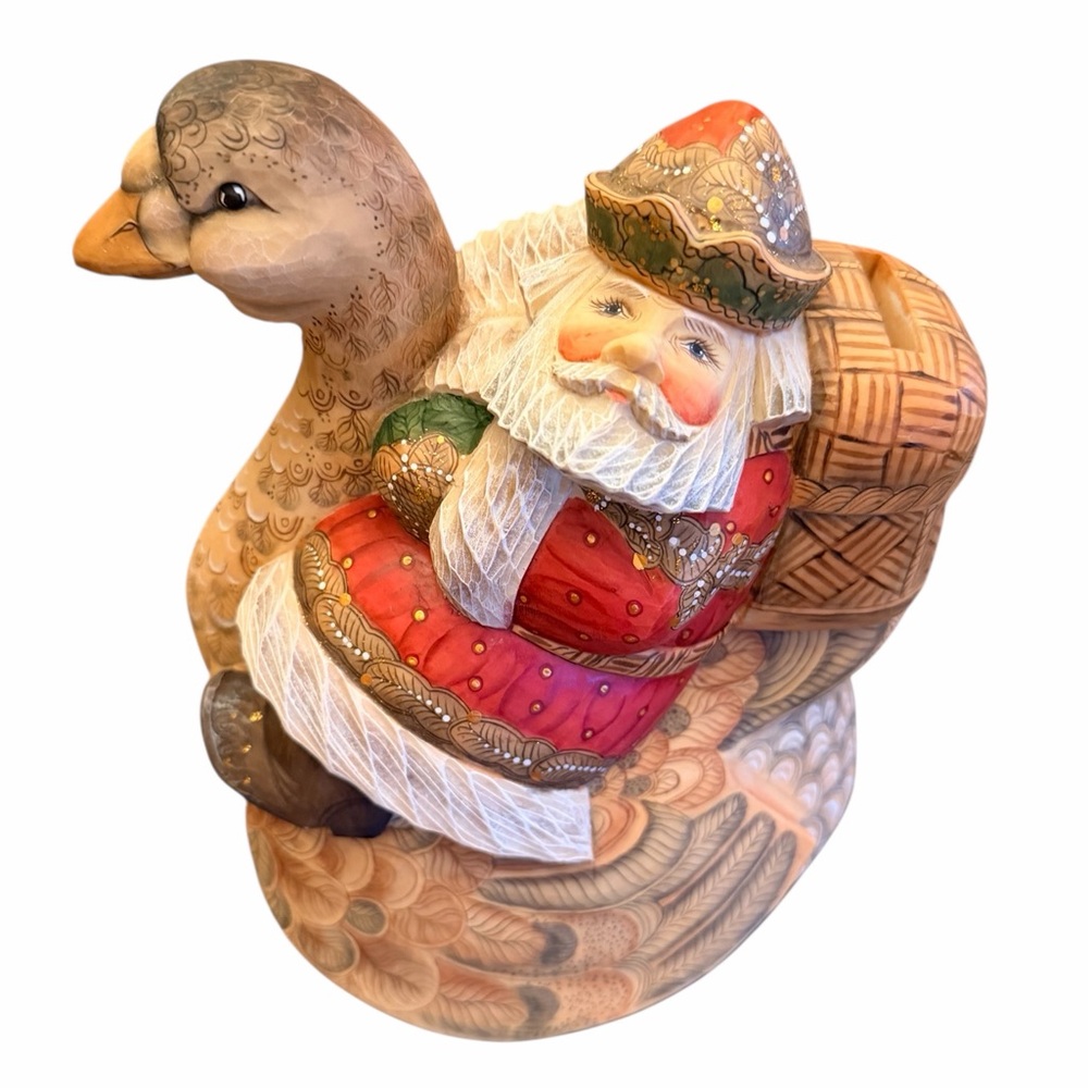 G. Debrekht “Santa on Goose” Magic Traveler Series # 345 of 600 Limited Edition